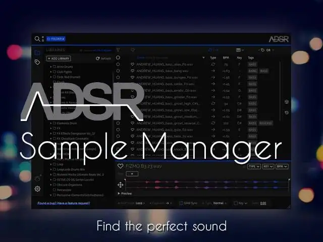 ADSR Sample Manager 1.7.4 STANDALONE, VSTi, VSTi3, AAX [En] скачать торрент