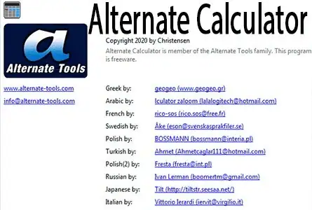 Alternate Calculator 3.480 [Multi/Ru] скачать торрент