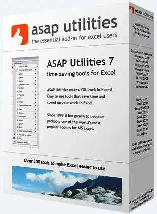 ASAP Utilities for Excel 8.6 Home and Student [Multi/Ru] скачать торрент