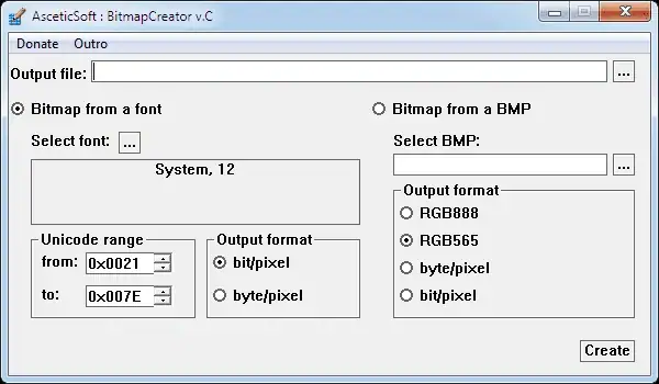 AsceticSoft : BitmapCreator v.C Portable [Multi/Ru] скачать торрент