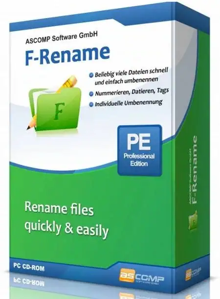 ASCOMP F-Rename Pro 2.102 RePack (& Portable) by elchupacabra [Ru/En] скачать торрент