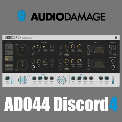 Audio Damage — AD044 Discord4 4.0.9 VST, VST3, AAX (x86/x64) Retail [En] скачать торрент