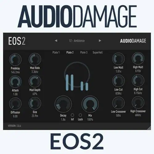 Audio Damage — EOS 2 2.0.4.1 VST, VST3, AAX (x86/x64) [En] скачать торрент