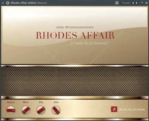 Audiolounge Urs Wiesendanger — Rhodes Affair 2.4.2.0 VSTi x86 x64 [12.07.2018] [En] скачать торрент