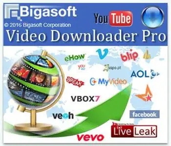 Bigasoft Video Downloader Pro 3.14.1.6285 [Multi] скачать торрент