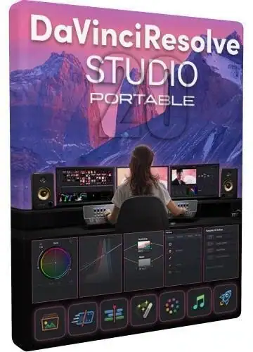 Blackmagic Design DaVinci Resolve Studio 20.1.1 Build 7 (x64) Portable by 7997 [Multi/Ru] скачать торрент