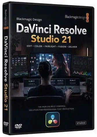 Blackmagic Design DaVinci Resolve Studio 21.0.3 Build 7 RePack by KpoJIuK [Multi/Ru] скачать торрент