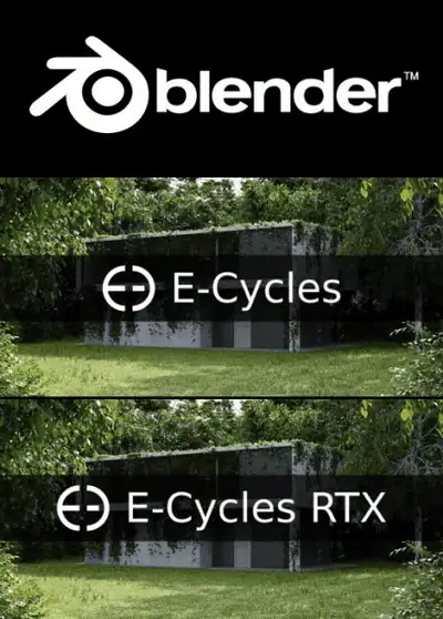 Blender E-Cycles + E-Cycles RTX 2.83.4 LTS Portable [Multi/Ru] скачать торрент