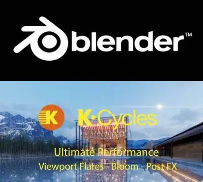 Blender K-Cycles RTX 2021 2.93.4 RC LTS Portable [Multi/Ru] скачать торрент