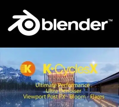 Blender K-CyclesX RTX 2021 3.0.0 Alpha Portable [Multi/Ru] скачать торрент