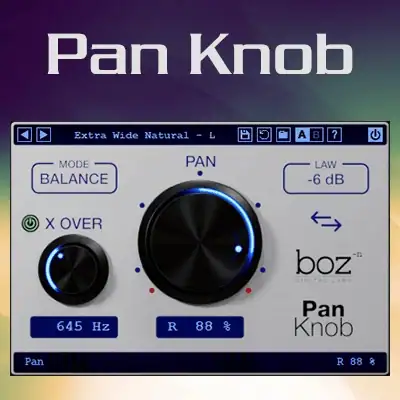 Boz Digital Labs — Pan Knob 1.0.2 VST, VST3, AAX (x86/x64) [En] скачать торрент