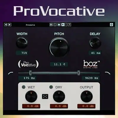 Boz Digital Labs — ProVocative 1.0.6 VST, VST3, AAX (x86/x64) [En] скачать торрент