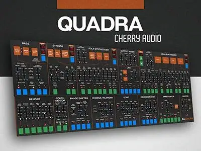 Cherry Audio — Quadra 1.0.4.75 Standalone, VSTi, VSTi 3, AAX (x64) RePack by R2R [En] скачать торрент