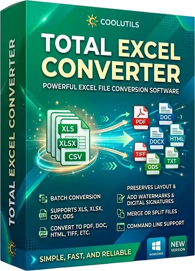 CoolUtils Total Excel Converter 7.1.0.129 Portable by 7997 [Multi/Ru] скачать торрент