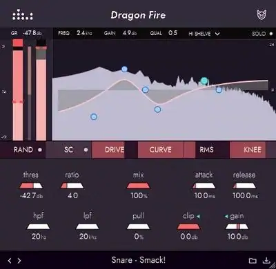 Denise Audio — Dragon Fire 1.0.0 VST, VST3, AAX (x32/x64) [En] скачать торрент