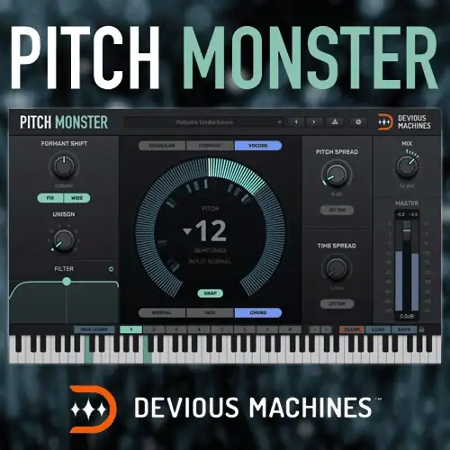 Devious Machines — Pitch Monster 1.2.3 VST, VST3, AAX (x86/x64) [En] скачать торрент