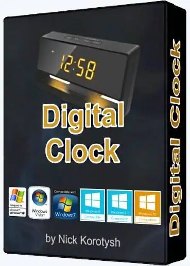 Digital Clock 5.0.1 Final + Portable [Multi/Ru] скачать торрент