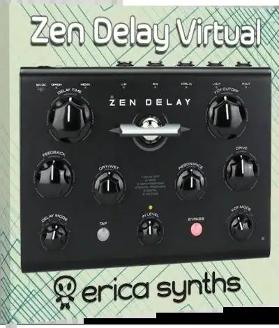 Erica Synths — Zen Delay Virtual 1.0.0 Standalone, VST, VST 3 (x64) RePack by R2R [En] скачать торрент