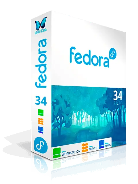 Fedora 34 Workstation Server Spins [x86_64] 10xDVD, 2xCD скачать торрент