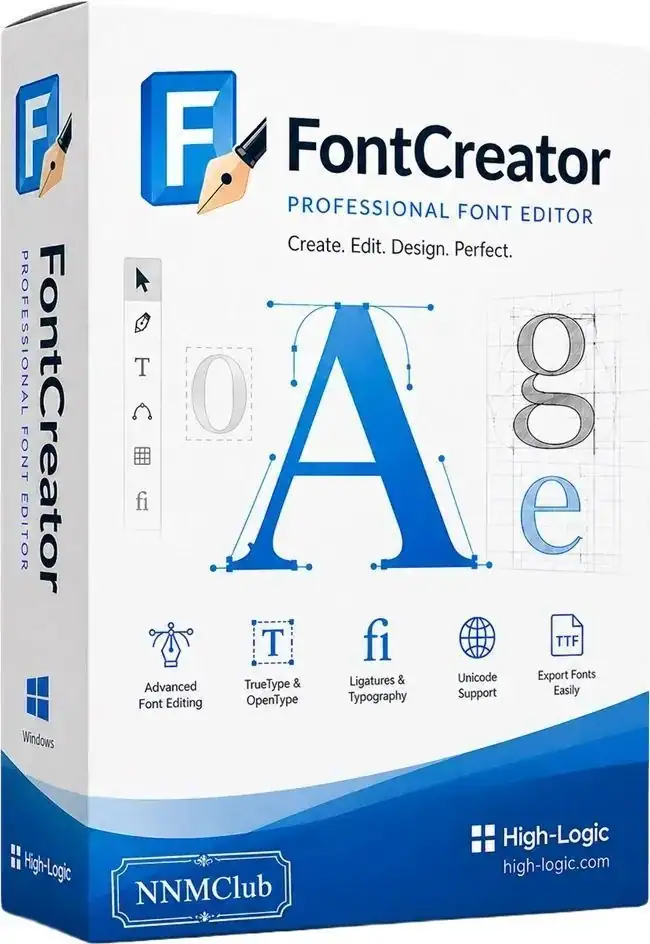 High-Logic FontCreator 16.0.0.3070 [Multi] скачать торрент