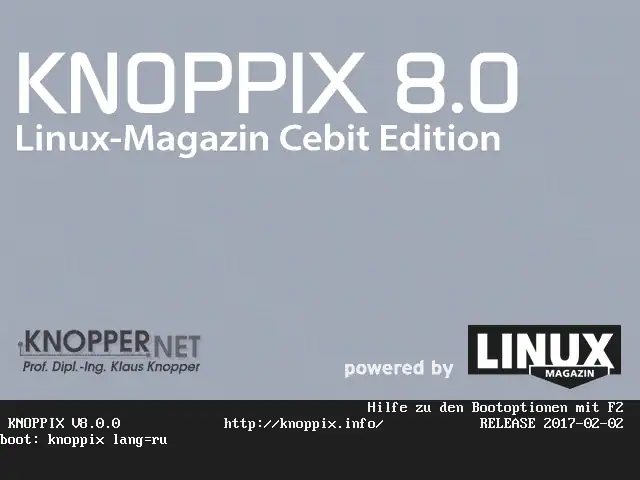 KNOPPIX German DELUG edition of Linux Magazine. 8.0.0 [x32, x64] 1xDVD скачать торрент