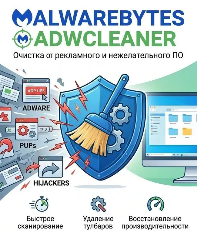 Malwarebytes AdwCleaner 8.8.1 [Multi/Ru] скачать торрент