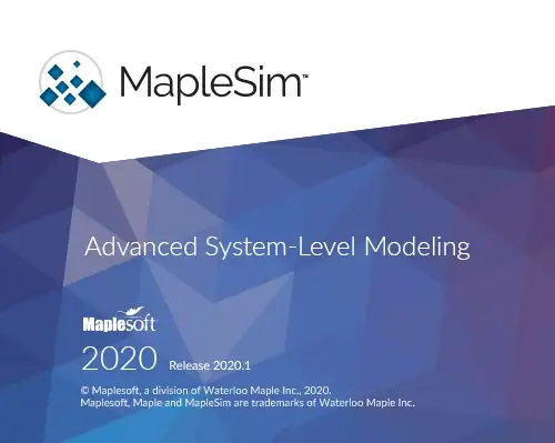 MapleSoft MapleSim 2020.1 [En] скачать торрент