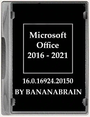 Microsoft Office Standard / ProPlus + Visio + Project 2016-2021 (16.0.16924.20150) RePack by BananaBrain [Ru] скачать торрент