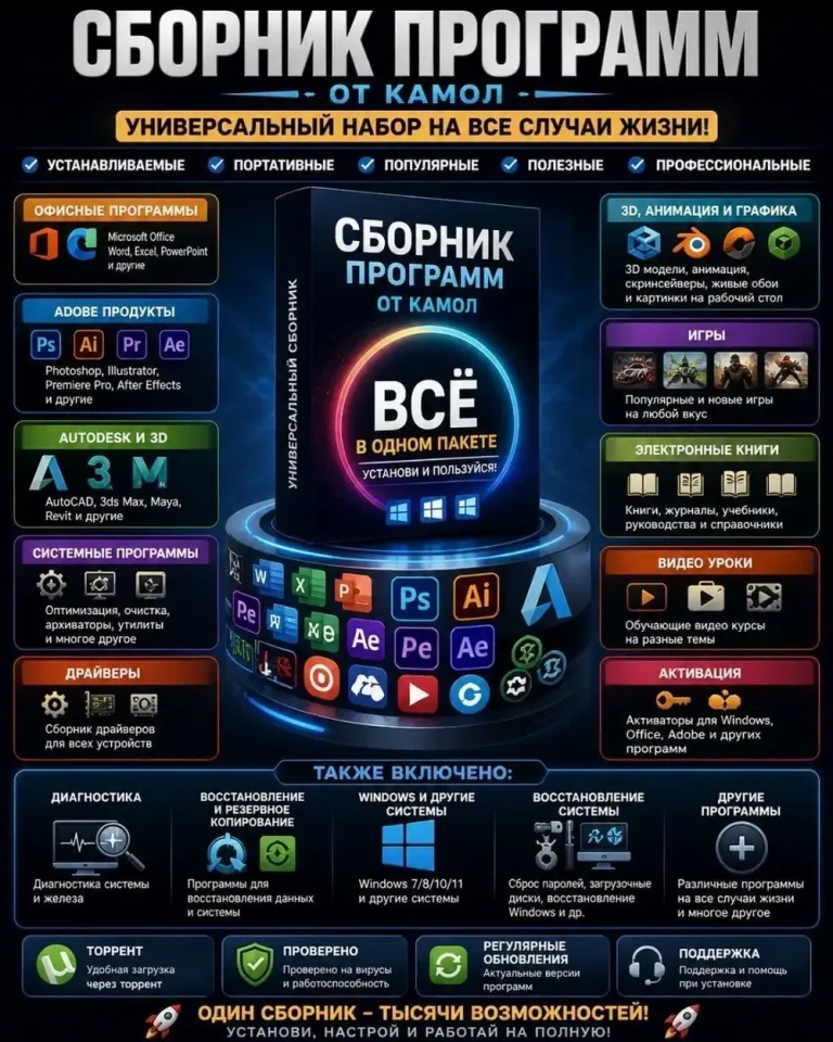 Minstall by KAMOL (Unpacked) v19.05.2026 [Ru] скачать торрент