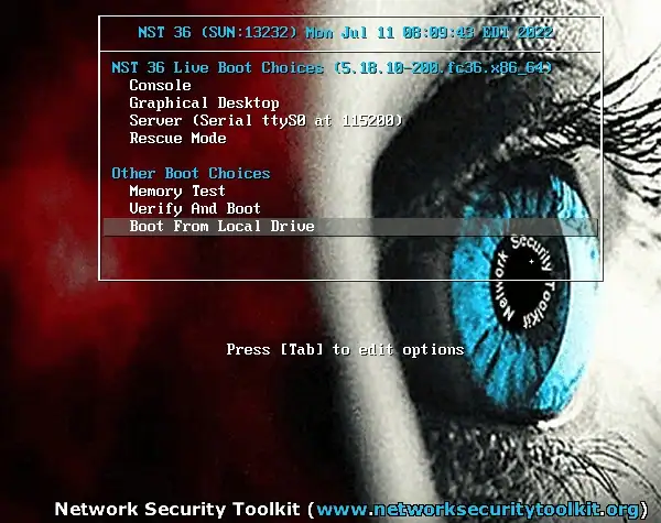Network Security Toolkit (NST 36 SVN:13232) [x86 x64] 1xDVD скачать торрент