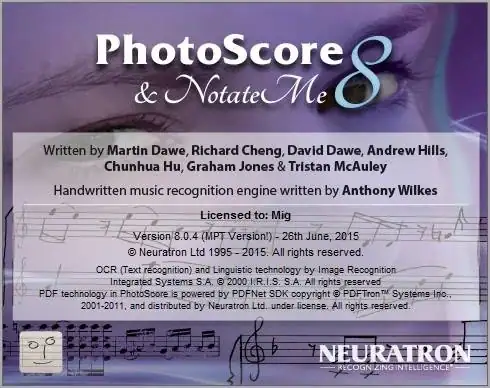 Neuratron PhotoScore & NotateMe 8.0.4 Ultimate [En] скачать торрент