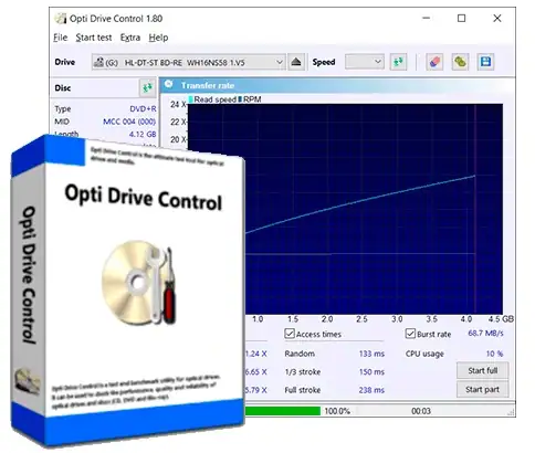 Opti Drive Control 1.80 [En] скачать торрент