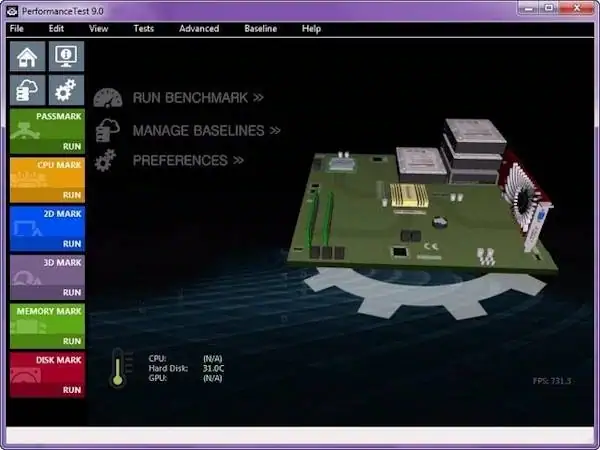 PassMark PerformanceTest 9.0 Build 1016 [Multi] скачать торрент