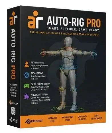 Плагины — Superhive — Auto-Rig Pro (Full) v3.78.28 + AI v1.20 [BLEND] скачать торрент