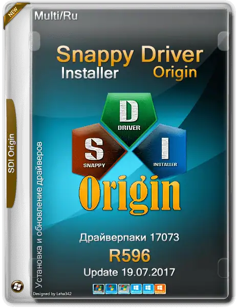 Snappy Driver Installer Origin R596 / Драйверпаки 17073 [Multi/Ru] скачать торрент