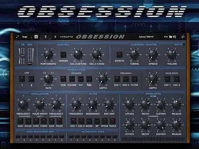 Synapse Audio — Obsession 1.1.1 VSTi, VSTi3, AAX, NKS (x64) [En] скачать торрент