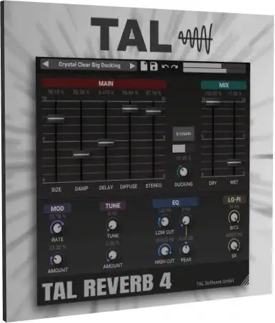TAL Software — TAL-Reverb-4 4.0.2 VST, VST 3 (x64) [En] скачать торрент