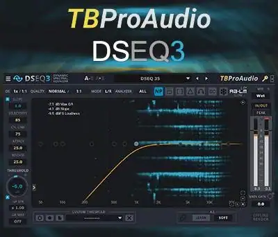 TBProAudio — DSEQ3 3.6.0 VST, VST3, AAX (x86/x64) [En] скачать торрент