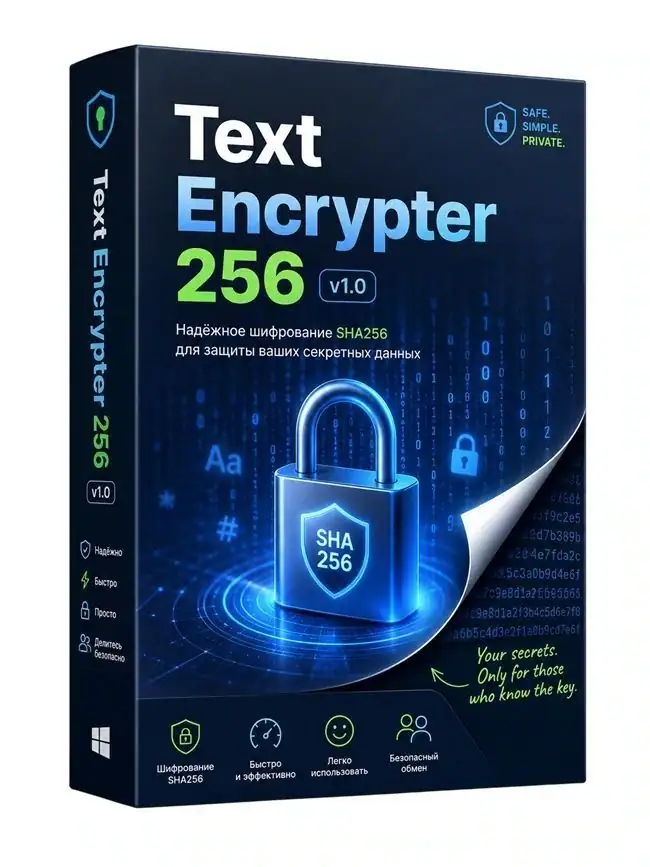Text Encrypter 256 1.0.2.5 Portable [En] скачать торрент