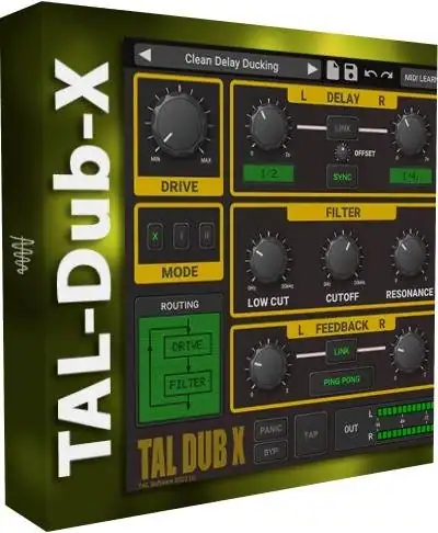 Togu Audio Line — TAL-Dub-X 2.1.0 VST, VST 3, AAX, CLAP (x64) [En] скачать торрент