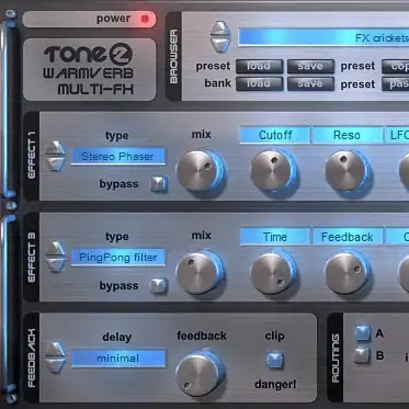 Tone2 — Warmverb Multi-FX 1.2.1/1.2.2 VST (x86/x64) [En] скачать торрент