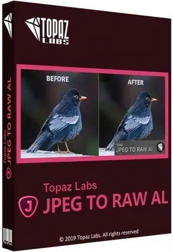 Topaz JPEG to RAW AI 2.2.1 RePack (& Portable) by TryRooM [En] скачать торрент