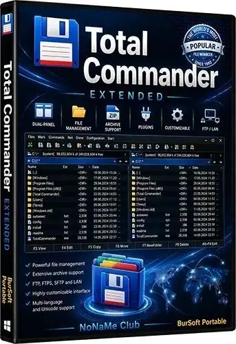 Total Commander 11.57 Extended 26.5 Full / Lite RePack (& Portable) by BurSoft [Ru/En] скачать торрент