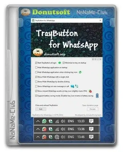 TrayButton for WhatsApp 1.0.83 [Ru/En] скачать торрент