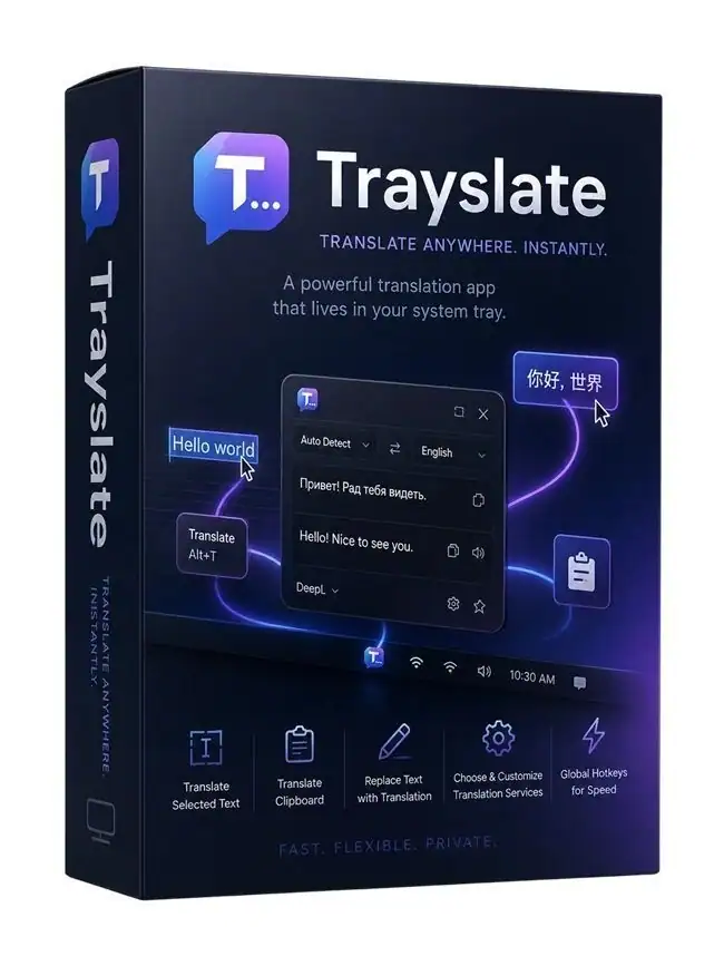 Trayslate 1.2.1 [Multi/Ru] скачать торрент