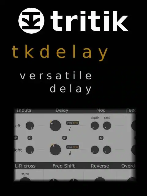 Tritik — tkDelay 1.4.6 VST, AAX (x86/x64) [En] скачать торрент