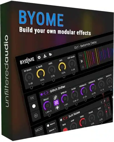 Unfiltered Audio — BYOME 1.3.4 VST, VST3, AAX RePack by TCD [En] скачать торрент