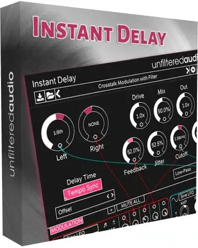 Unfiltered Audio — Instant Delay 1.3.0 VST, VST3, AAX RePack by TeamCubeadooby [En] скачать торрент