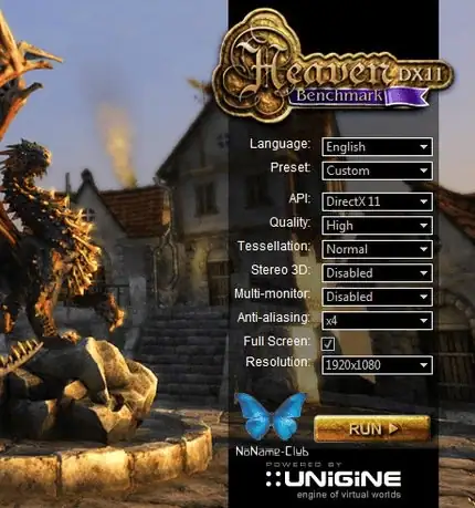 Unigine Heaven Benchmark 4.0 Basic Edition скачать торрент