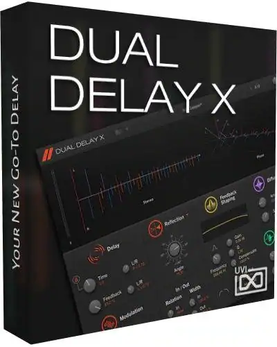 UVI — Dual Delay X 1.1.2 VST, VST 3, AAX (x64) RePack by R2R [En] скачать торрент